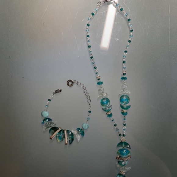 Murano glass Necklace and a bracelet. Antica Murrina - Picture 1 of 6